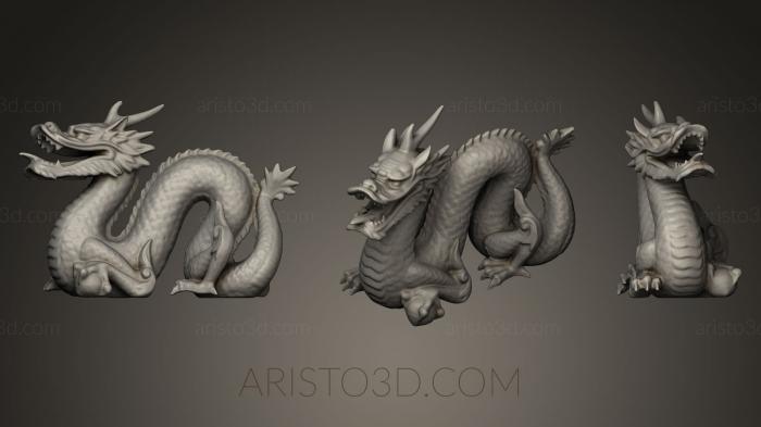 Figurines of griffins and dragons (STKG_0056) 3D model for CNC machine